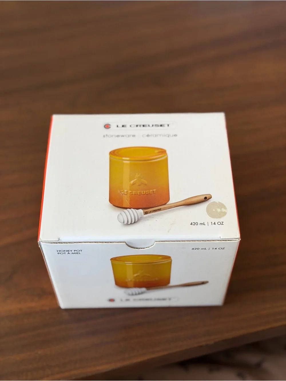 Brand New Le Creuset Cream Honey Jar (NO LID)